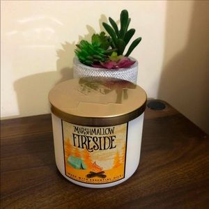 BBW Marshmallow Fireside 3 Wick Candle